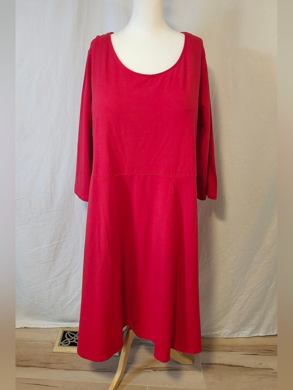 Old Navy Women's Scoop Neck Red Dress